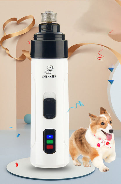 Elektryczna szlifierka do pazurów dla psa i kota – cicha, USB