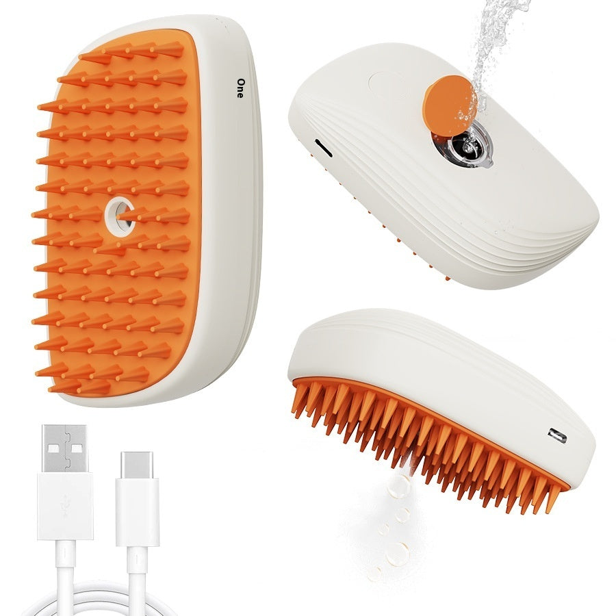 Parowa szczotka do pielęgnacji sierści USB dla kotów