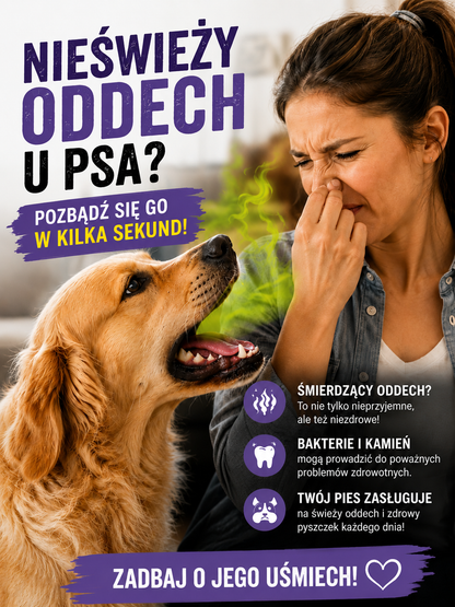 Spray do higieny jamy ustnej dla psów i kotów